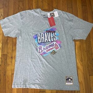 Mitchell & Ness Gray Short Sleeve Tee